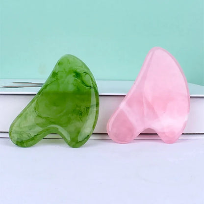 Kamień Gua Sha z żywicy do twarzy