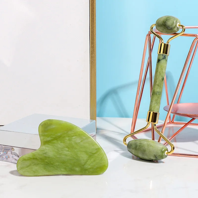 Masażery jadeitowe Gua Sha