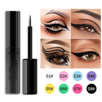 Wodoodporny eyeliner w płynie – 8 kolorów