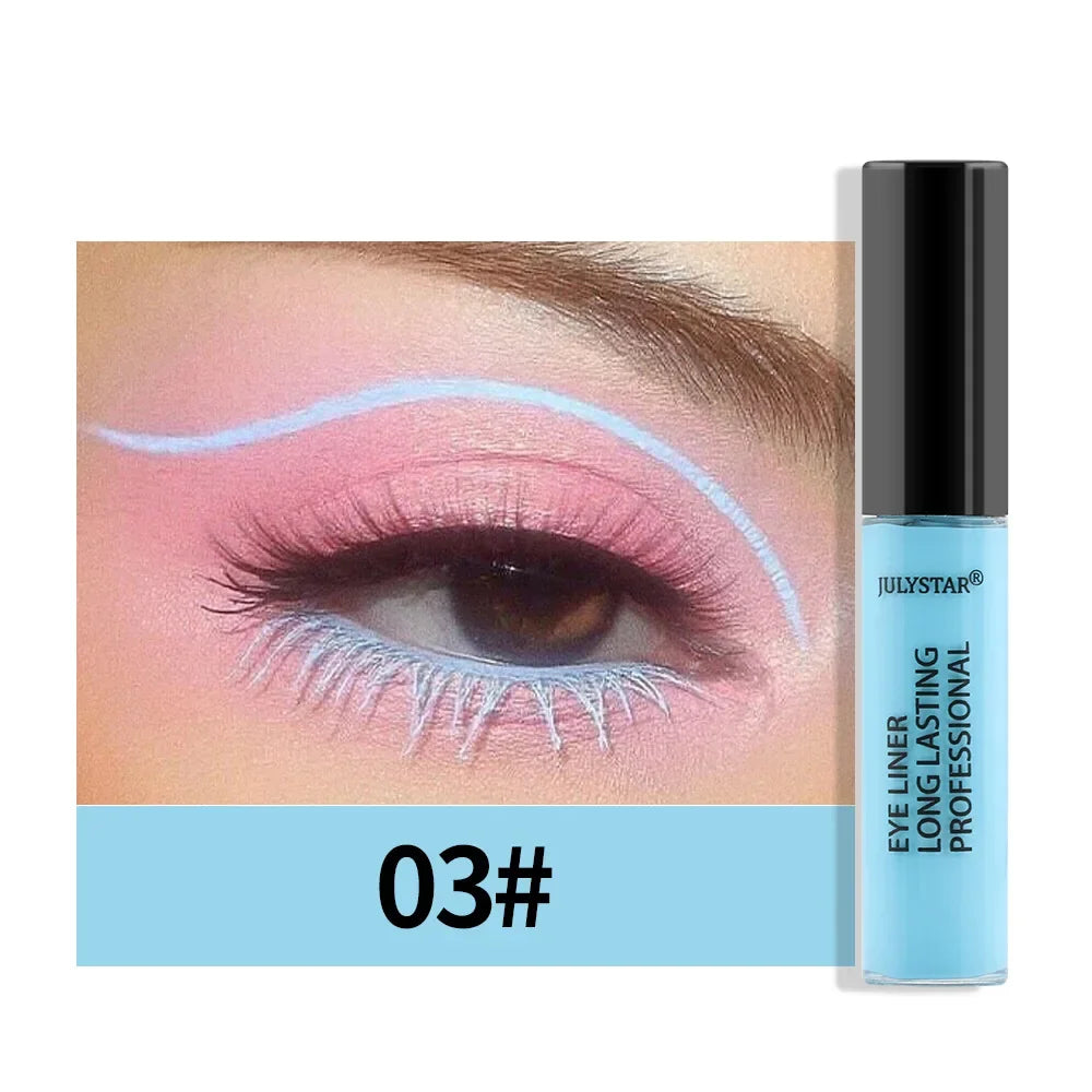 Wodoodporny eyeliner w płynie – 8 kolorów