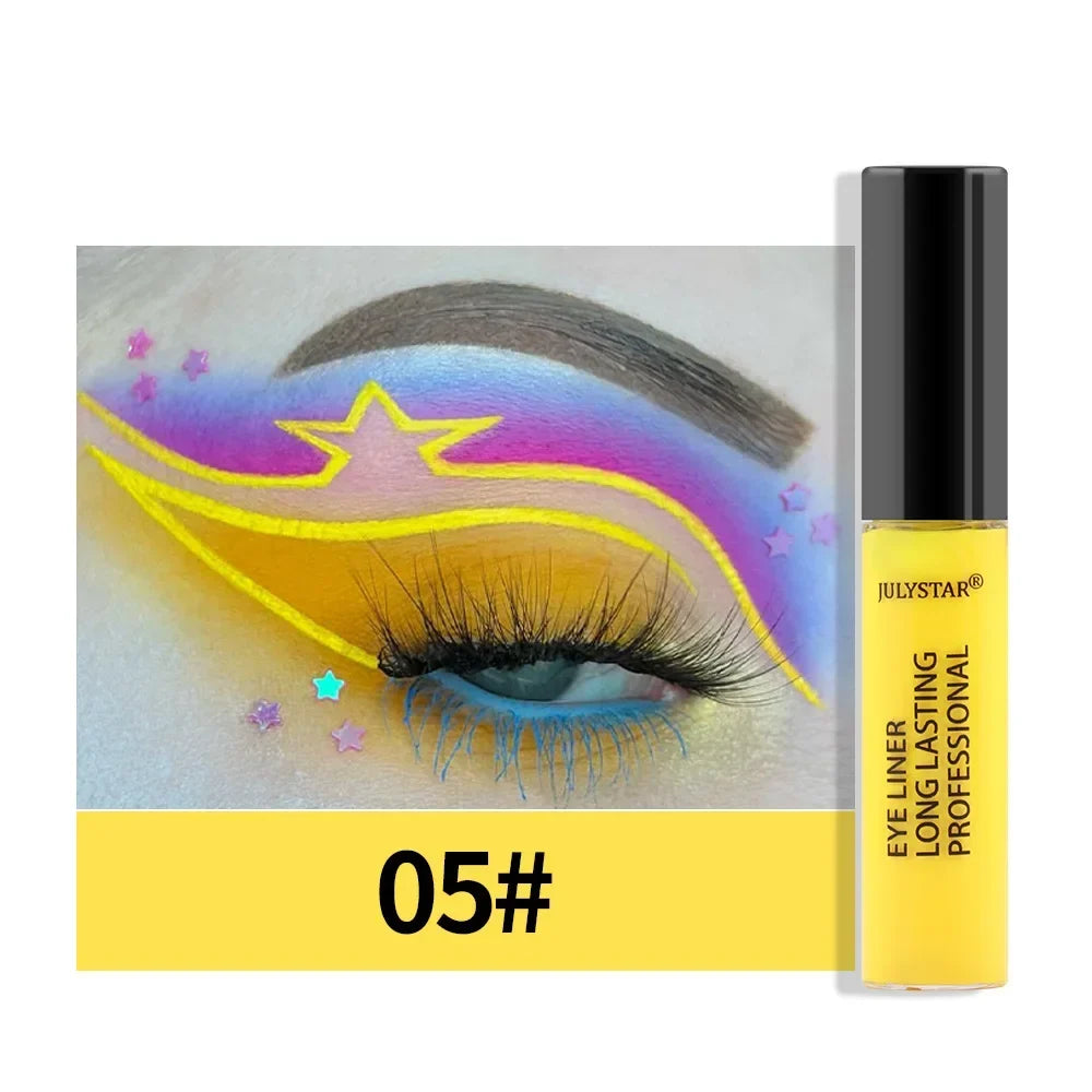 Wodoodporny eyeliner w płynie – 8 kolorów