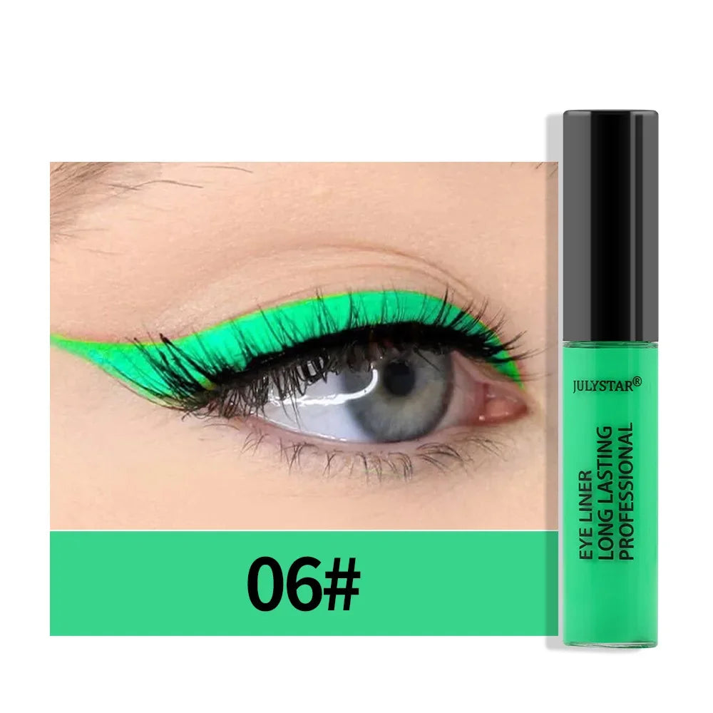 Wodoodporny eyeliner w płynie – 8 kolorów