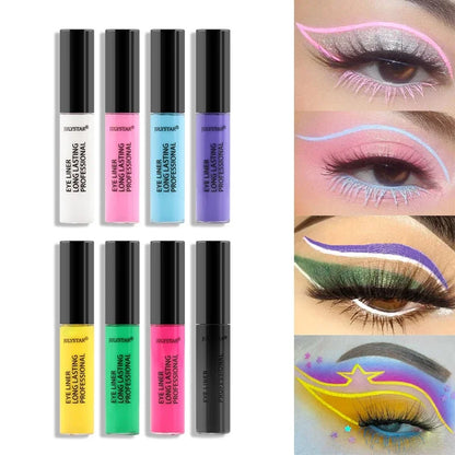 Wodoodporny eyeliner w płynie – 8 kolorów
