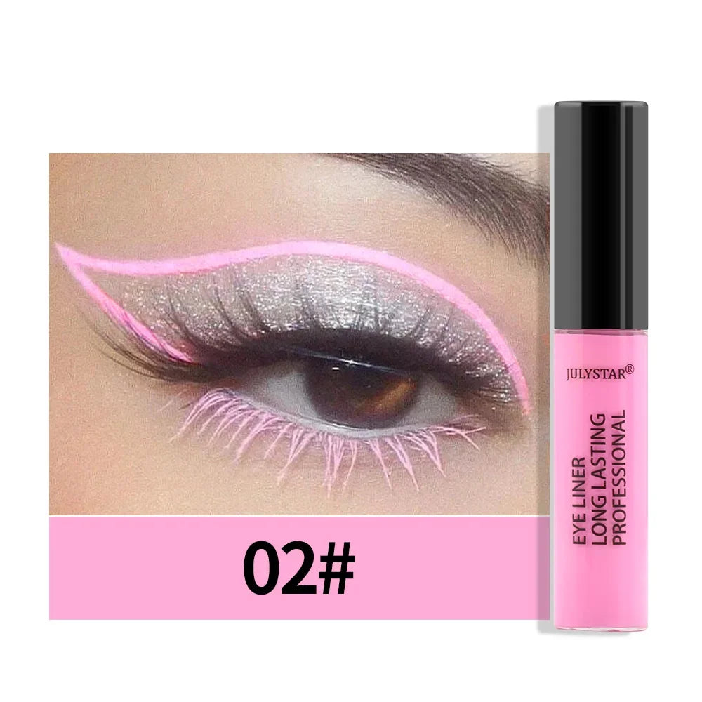 Wodoodporny eyeliner w płynie – 8 kolorów